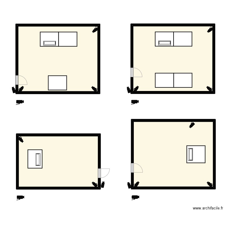 PLAN CAM. Plan de 4 pièces et 151 m2