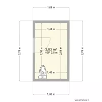 plan 2026 salle de bain  brut appart montmin