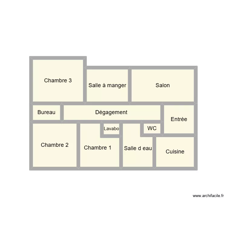 2602 THEBAULT. Plan de 12  et 15 m²