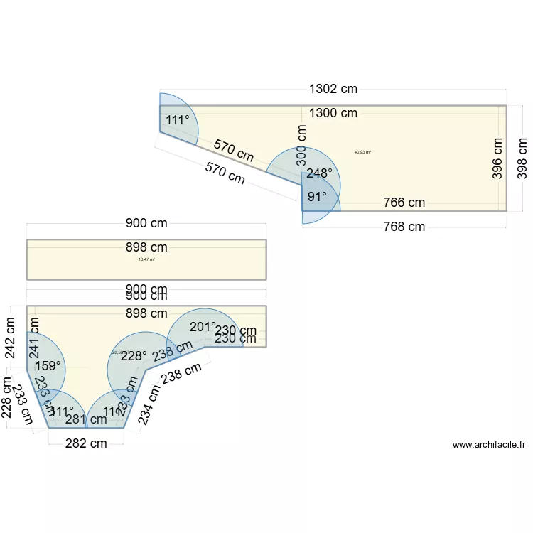 Terrasse Degorre. Plan de 
