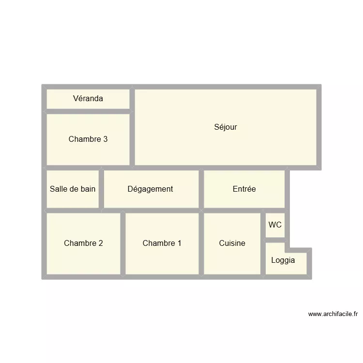 2503 BARRIERE. Plan de 