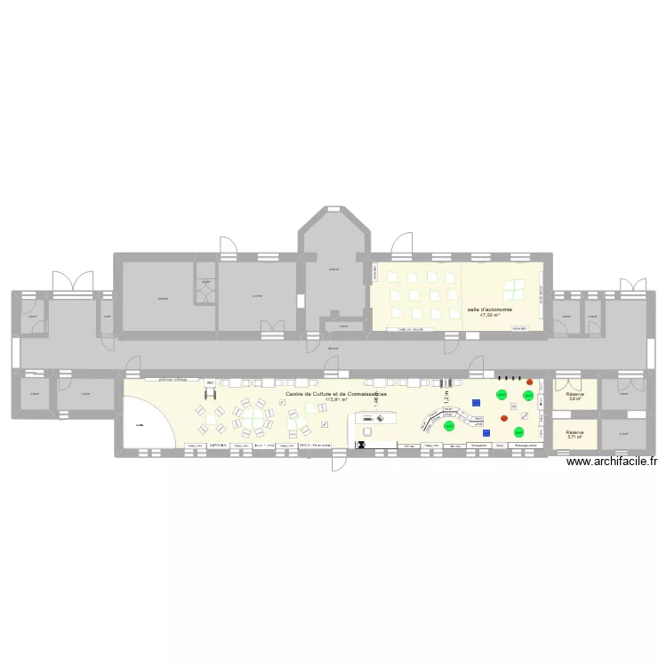 CDI N0 après travaux. Plan de CDI N0 après travaux. Plan de