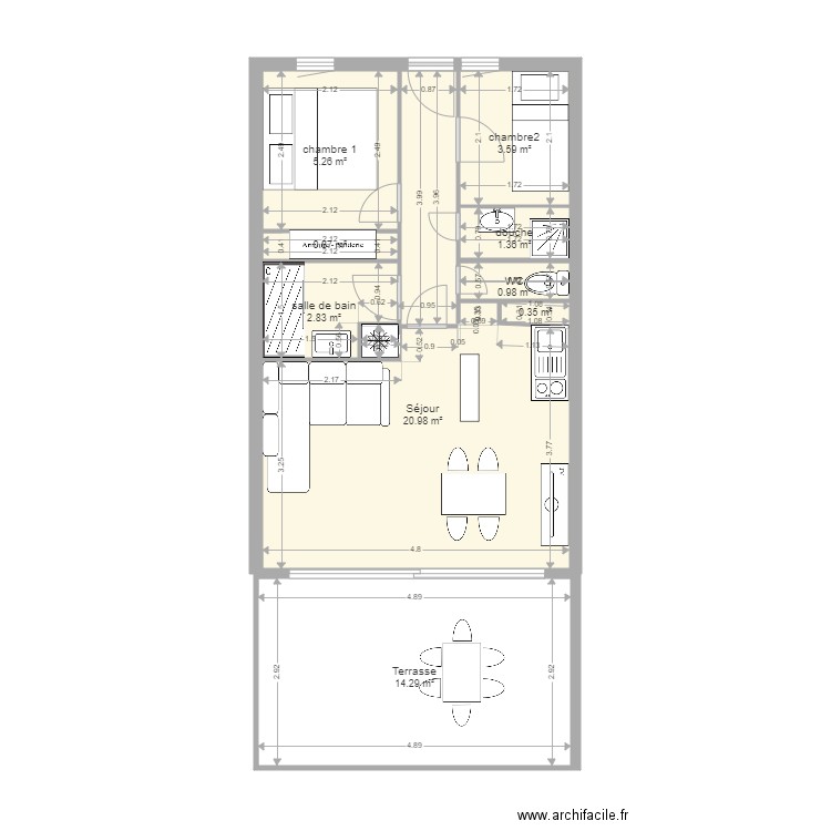 cap esterel 3308 2024 coté. Plan de 0 pièce et 0 m2
