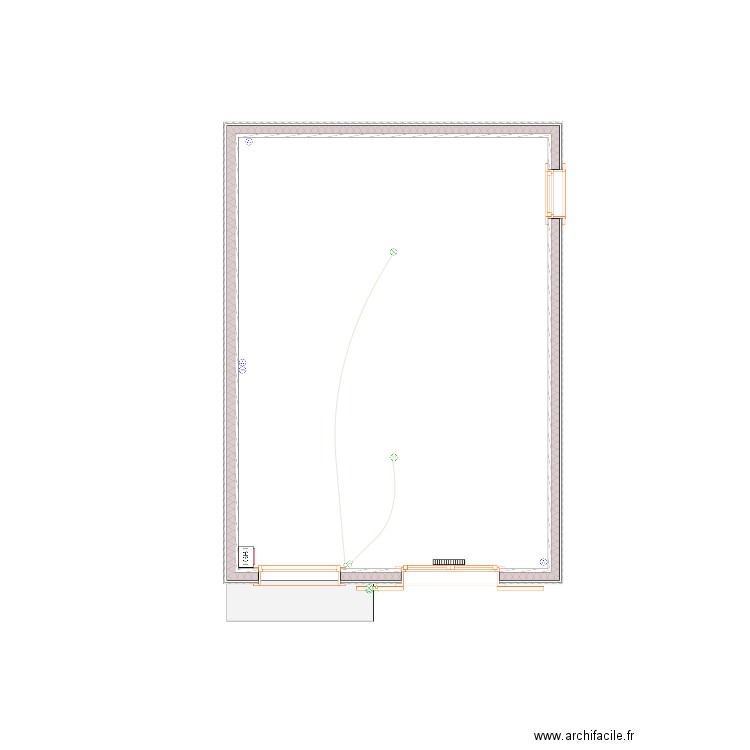 Baudric Fumeau garage. Plan de 0 pièce et 0 m2