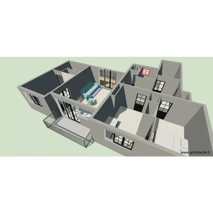 CHATENAY-ACTUEL2. Plan de 16 et 87 m² CHATENAY-ACTUEL2. Plan de 16 et 87 m²