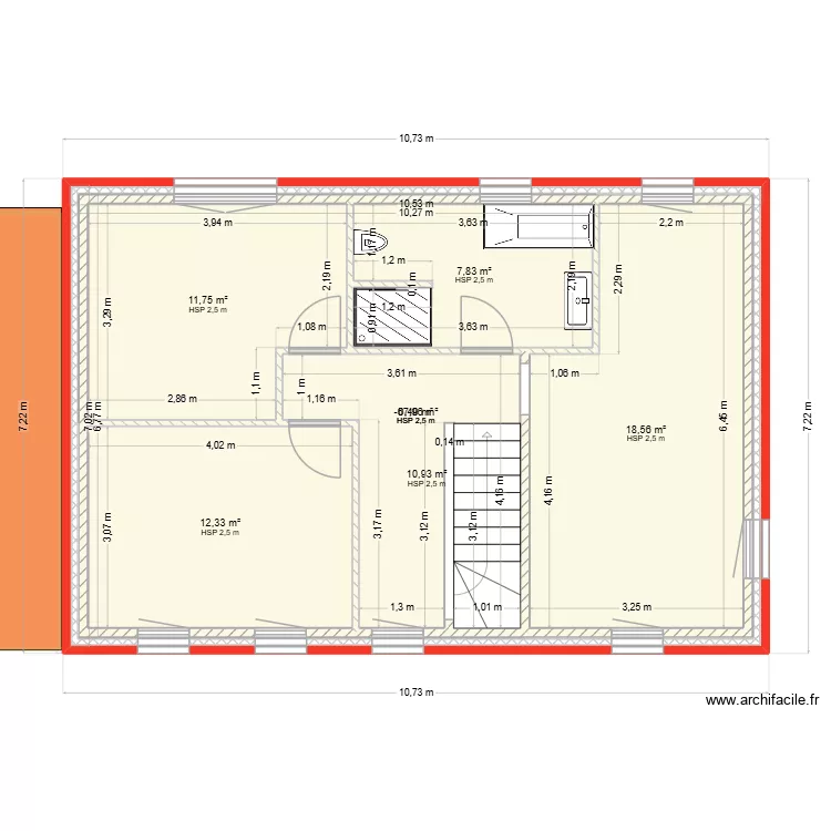 Maison Philippe. Plan de Maison Philippe. Plan de