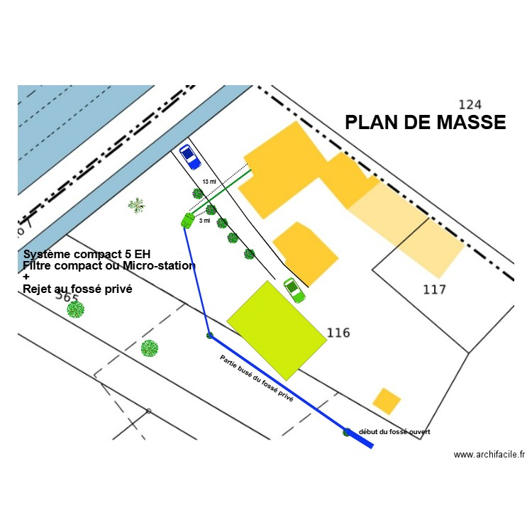 Doussin. Plan de 0 pièce et 0 m2