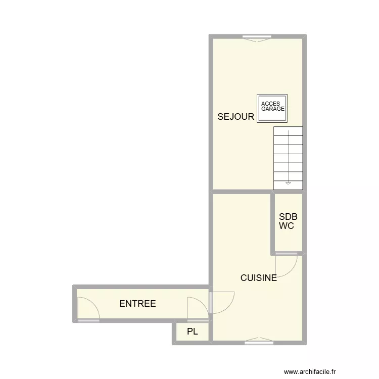 ETAGE 01 CONGENIES APPART 04 AM. Plan de 