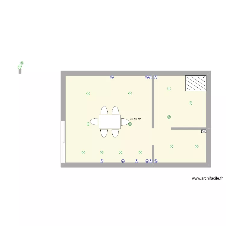 electricit&eacute;. Plan de 