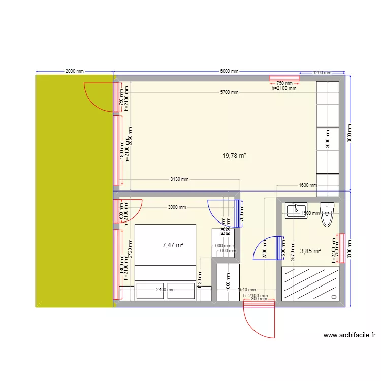 Мысовое. Plan de 