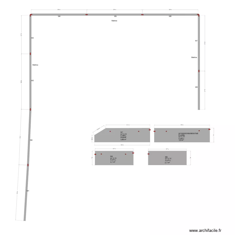 Pierre gras. Plan de 