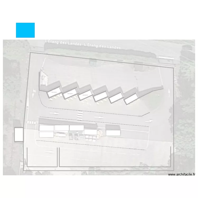 DECHETTERIE DOMFRONT. Plan de 