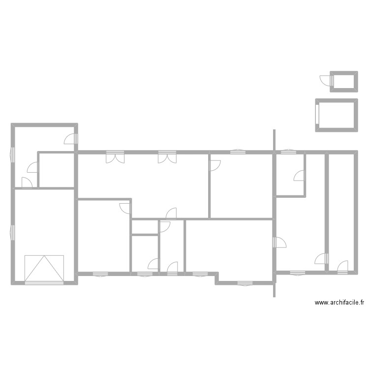 pelloquin. Plan de 12 pièces et 249 m2