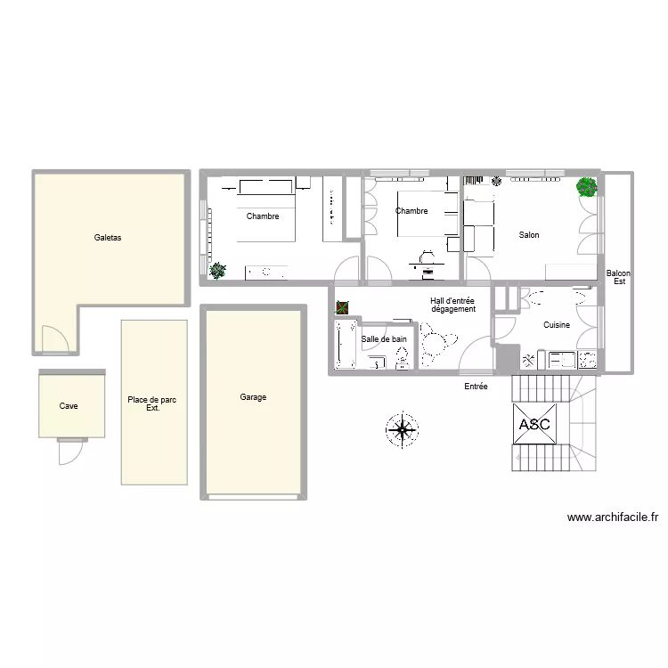 Plan appartement LAMBIEL final. Plan de 