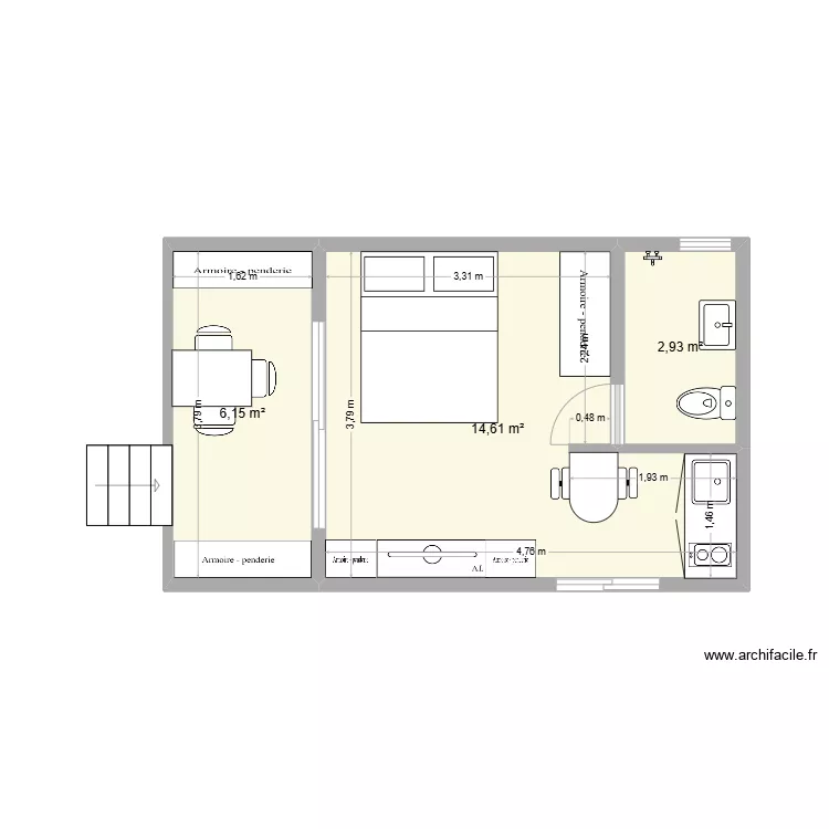 red temple 1. Plan de 