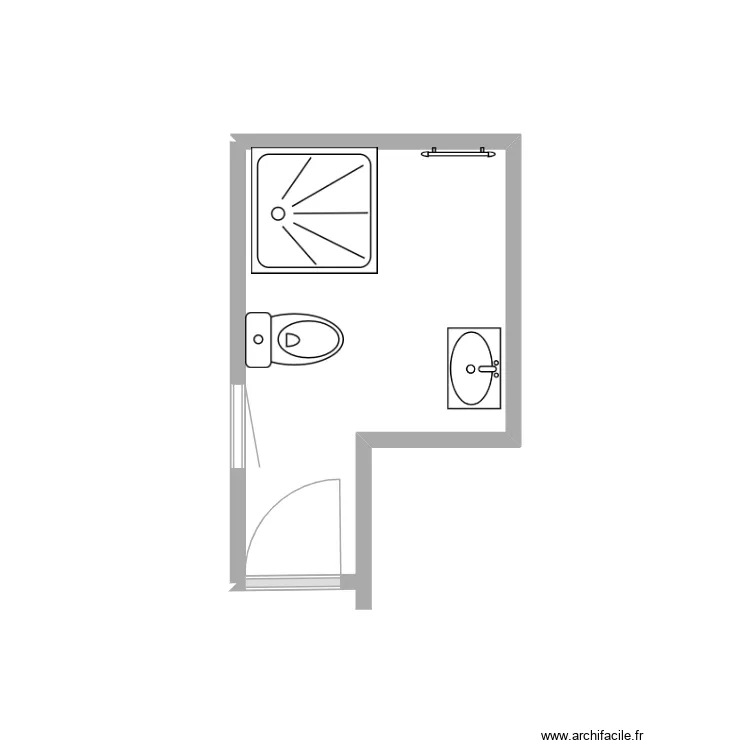 salle de bain 1. Plan de salle de bain 1. Plan de
