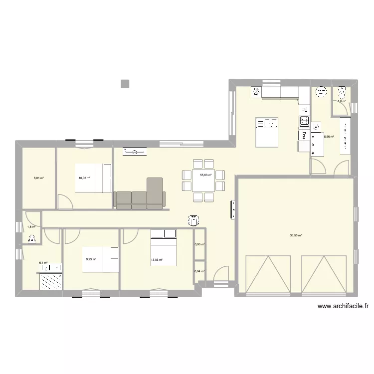 Maison 2026. Plan de 12 et 153 m² Maison 2026. Plan de 12 et 153 m²