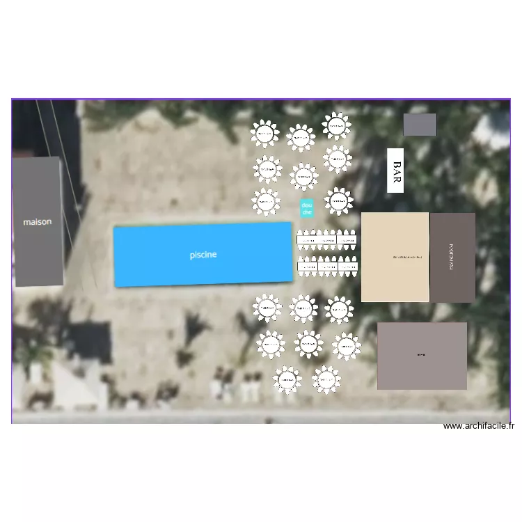 VILLA EVA Jade & Roy . Plan de 