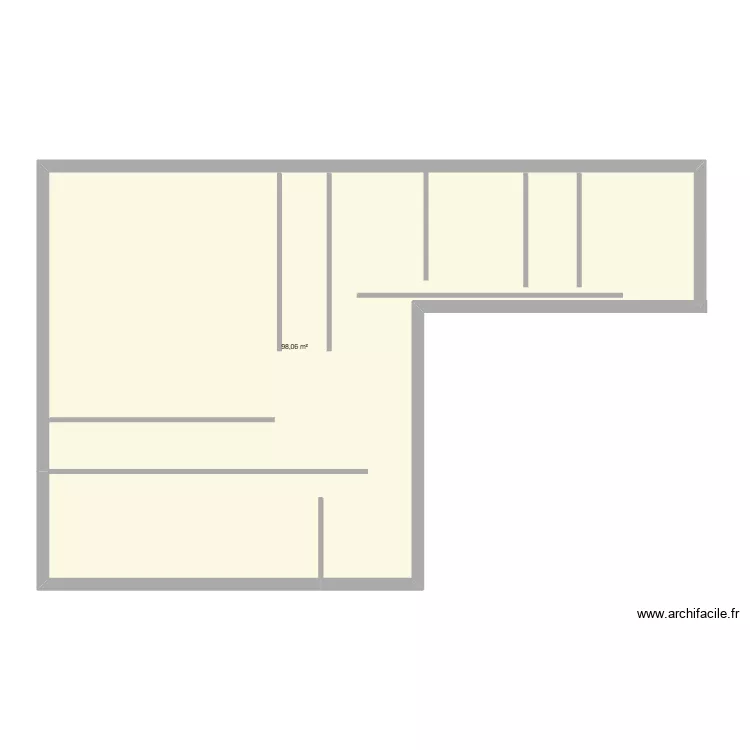 51 AV FOCH V3. Plan de 1 et 98 m² 51 AV FOCH V3. Plan de 1 et 98 m²