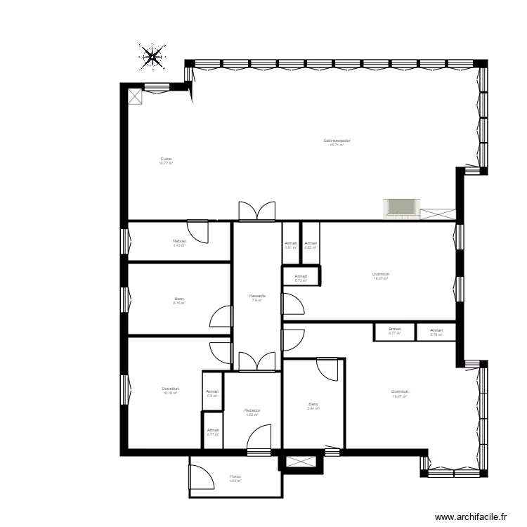 bordes df'arinsal, l-4. arinsal. Plan de 
