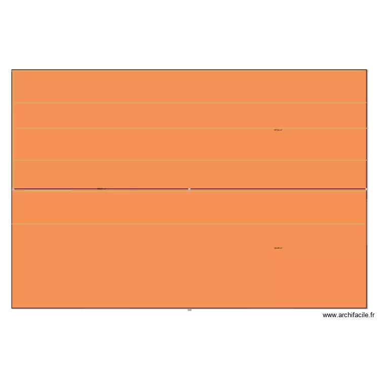 Hangar Bergerie. Plan de 3  et 588 m²
