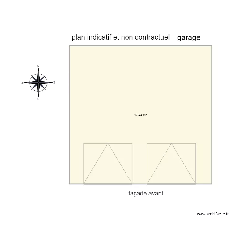dapar&eacute; garage . Plan de 
