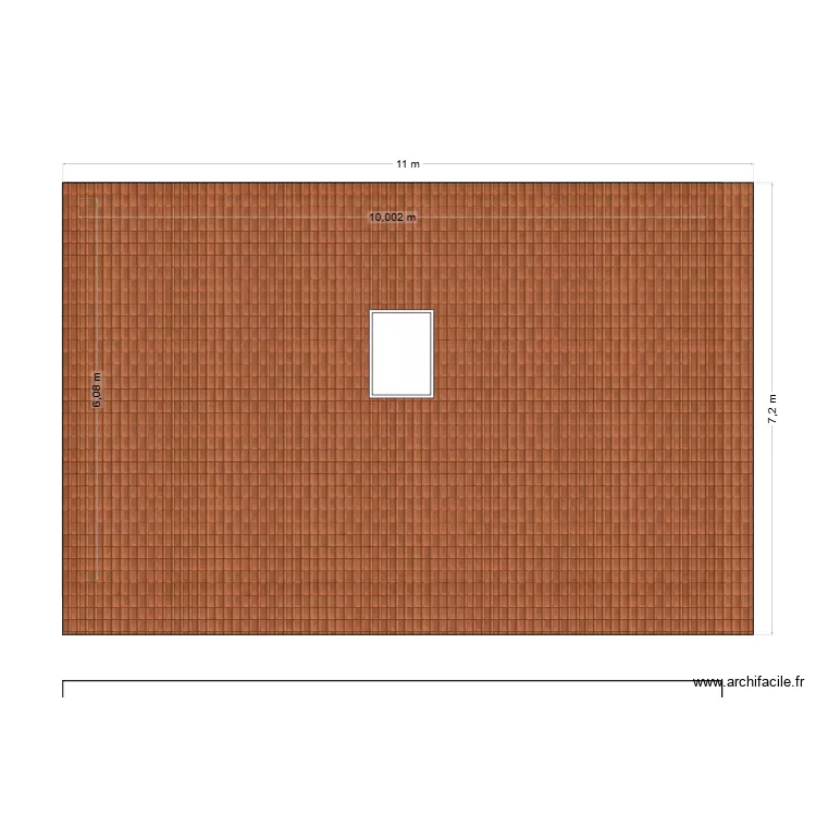 coupe toiture. Plan de 1 et 61 m² coupe toiture. Plan de 1 et 61 m²