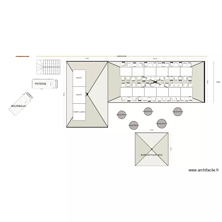 PLAN COCHON GRILLE. Plan de 