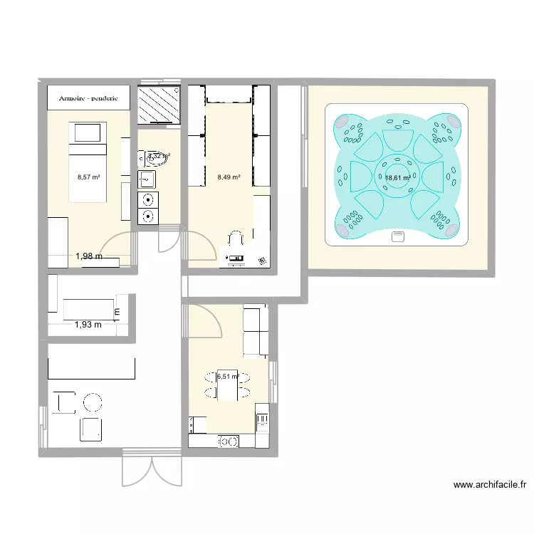 FON. Plan de 5 et 45 m² FON. Plan de 5 et 45 m²