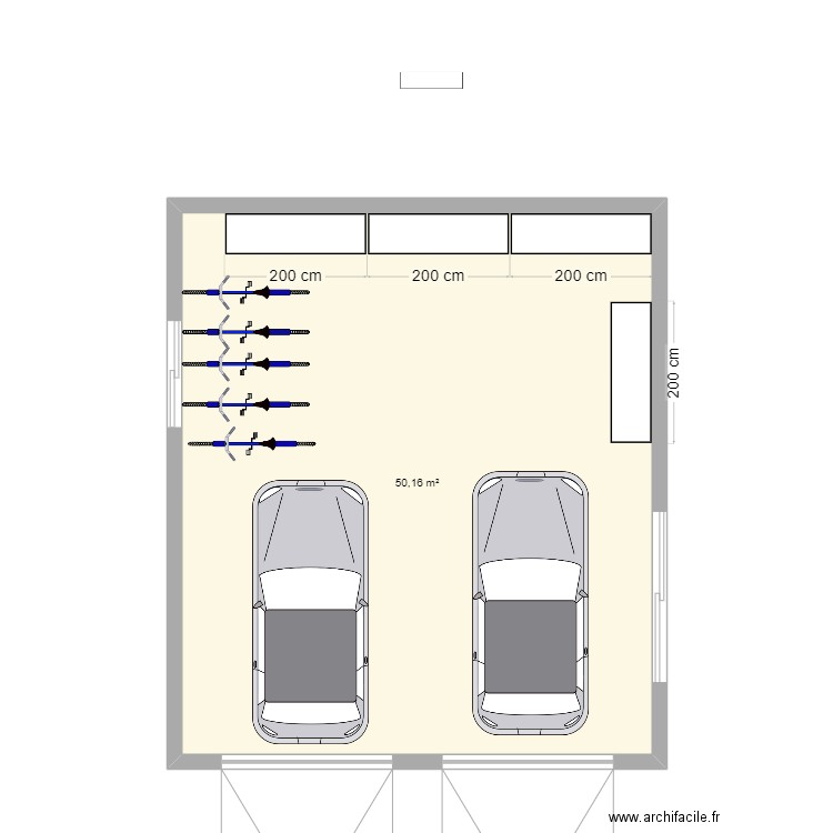 garage final2. Plan de 0 pièce et 0 m2