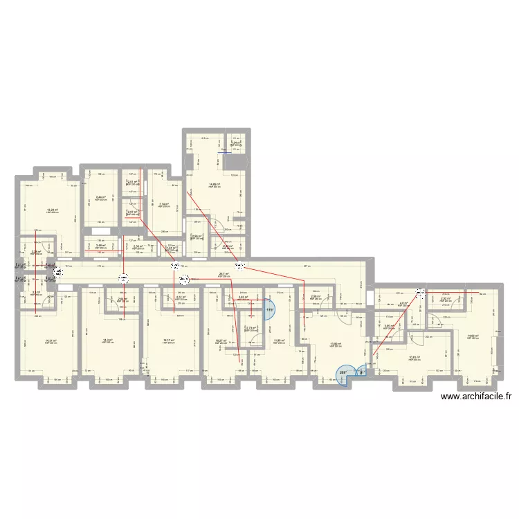 agua quente. Plan de 