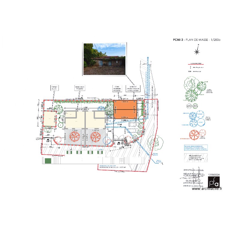 CLEMENT PILATO permi. Plan de 6 pièces et 276 m2