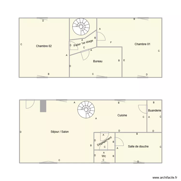 761300543. Plan de 11 et 54 m² 761300543. Plan de 11 et 54 m²