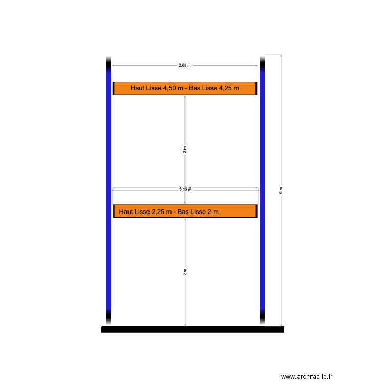 reserve lisse hauteur. Plan de 0 pièce et 0 m2