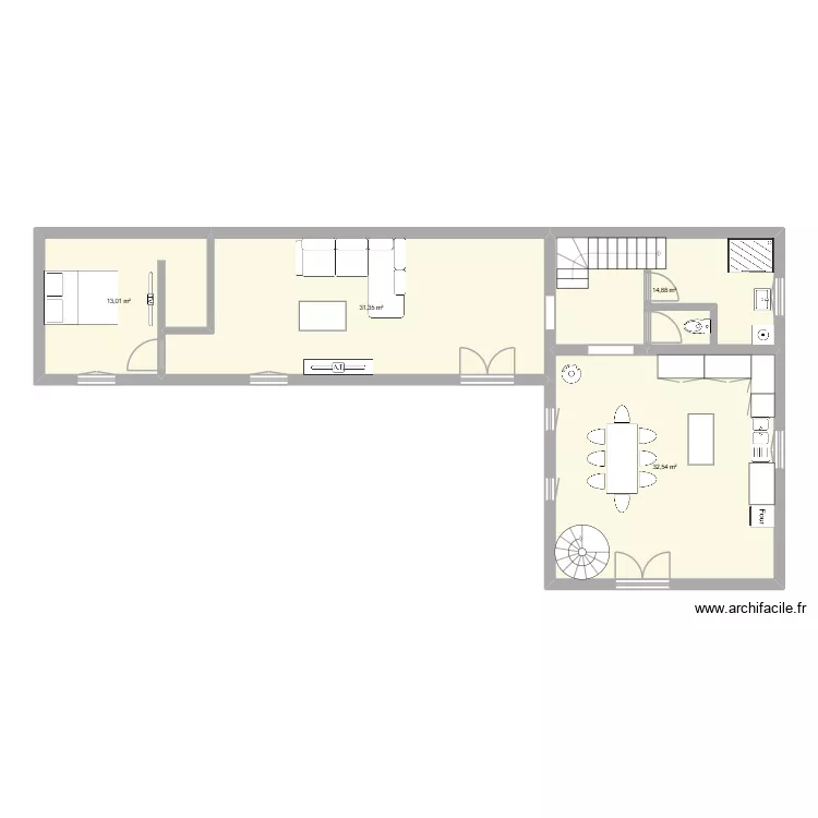 maison st maigrin. Plan de 