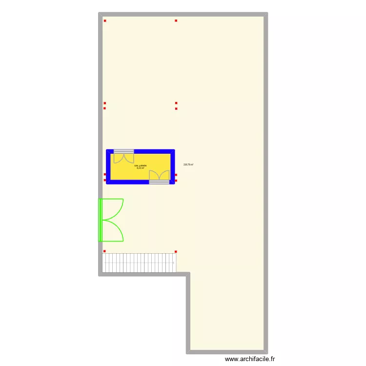 A13. Plan de 2 et 247 m² A13. Plan de 2 et 247 m²