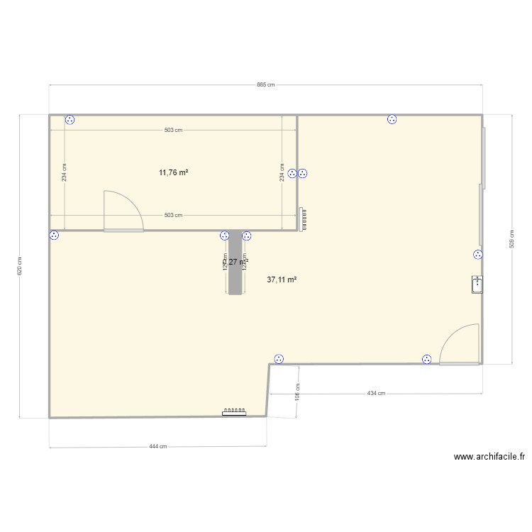 Sous sol. Plan de 0 pièce et 0 m2