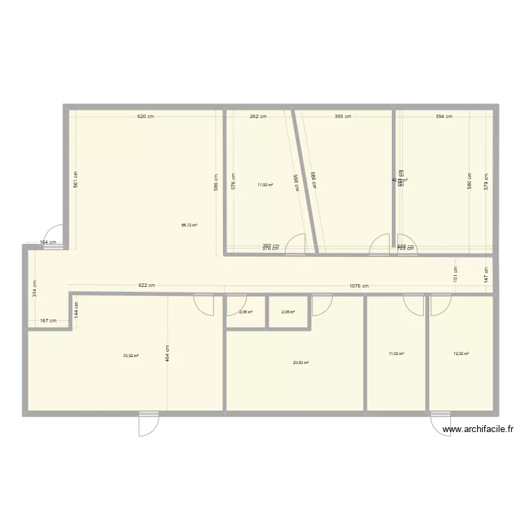 Plateau de la Mare . Plan de 