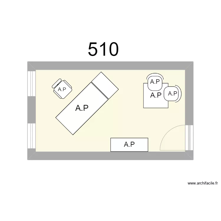 Bureau R 510 A.PAJON. Plan de Bureau R 510 A.PAJON. Plan de