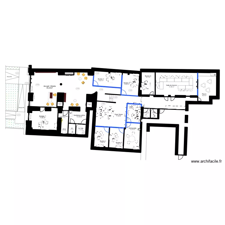 Nice Hugo - projet. Plan de 