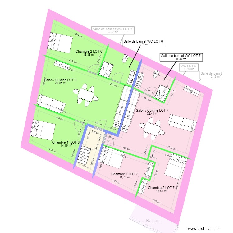 Projet - Soudan - 11 Julien Masson - Projet. Plan de 31 pièces et 384 m2