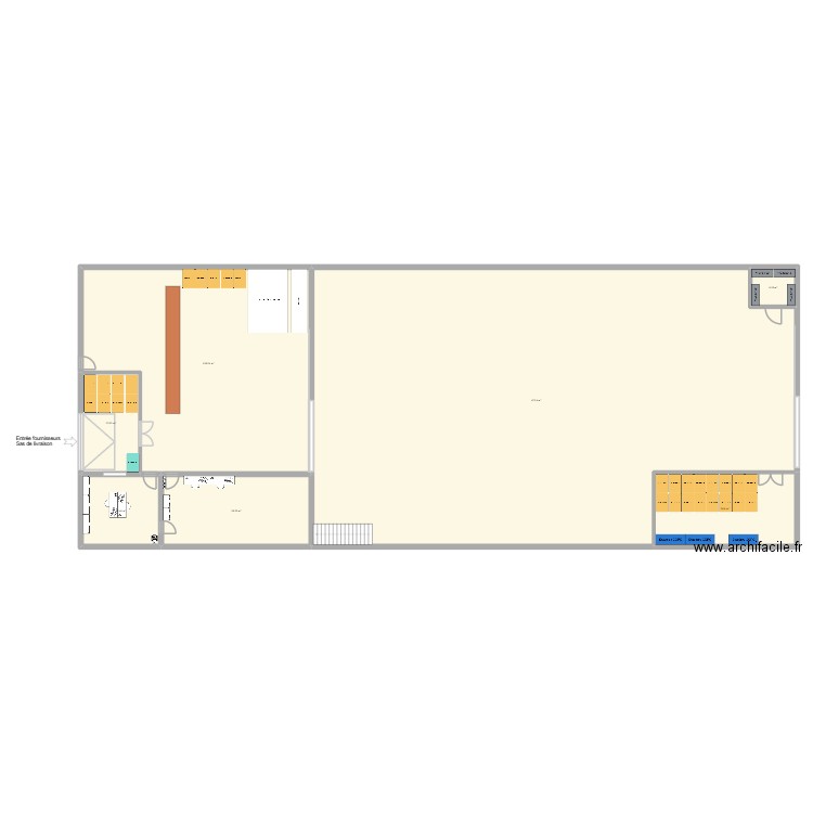 SP TOURNAI. Plan de 7 pièces et 762 m2