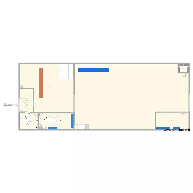SP TOURNAI. Plan de 7  et 762 m²