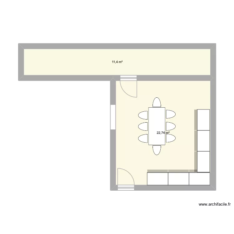 extension 1. Plan de 2 et 34 m² extension 1. Plan de 2 et 34 m²