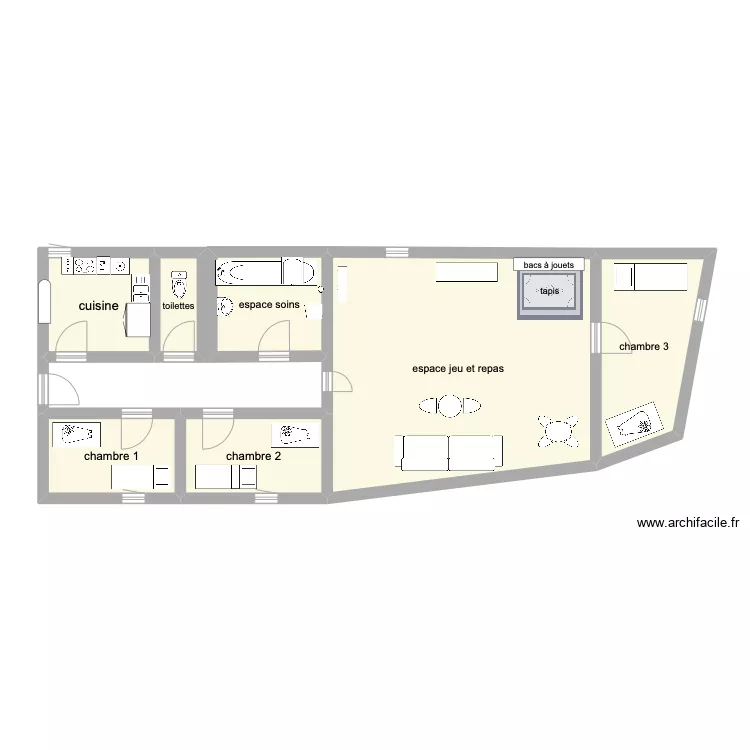 appartement. Plan de 
