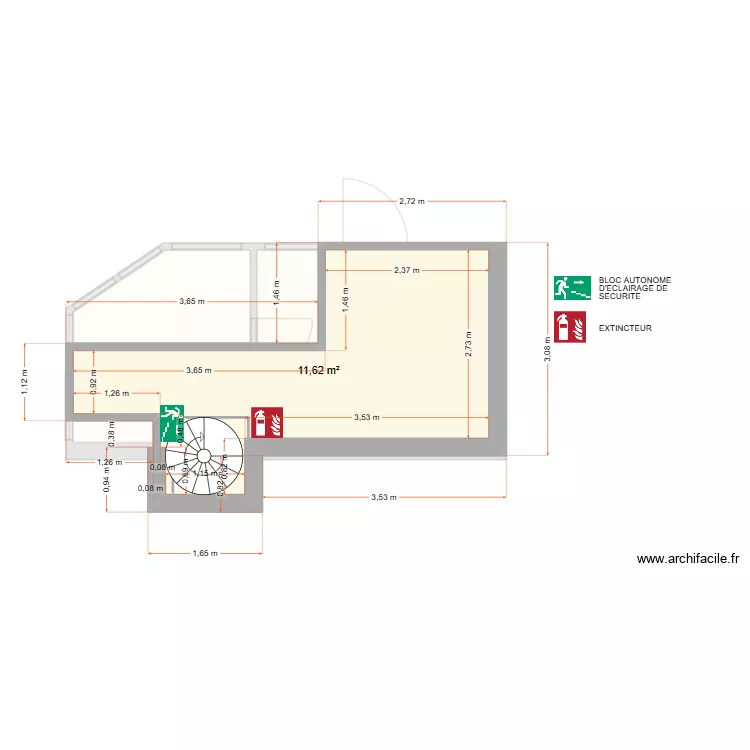 drivescholl mezzanine SECURITE. Plan de 