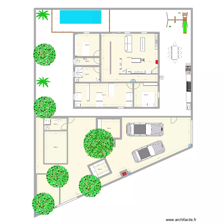 Maison_v17. Plan de 13 et 305 m² Maison_v17. Plan de 13 et 305 m²