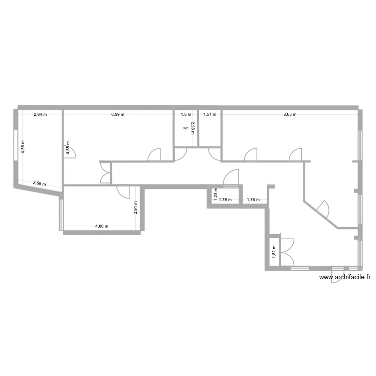 Nouveau Labo. Plan de 2 et 5 m² Nouveau Labo. Plan de 2 et 5 m²