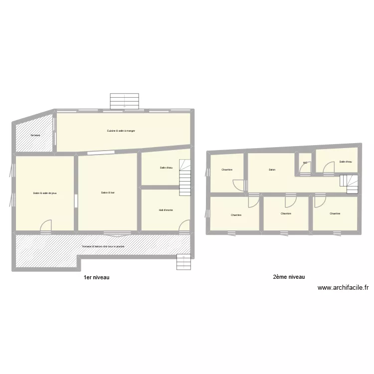 4391. Plan de 13 et 175 m² 4391. Plan de 13 et 175 m²