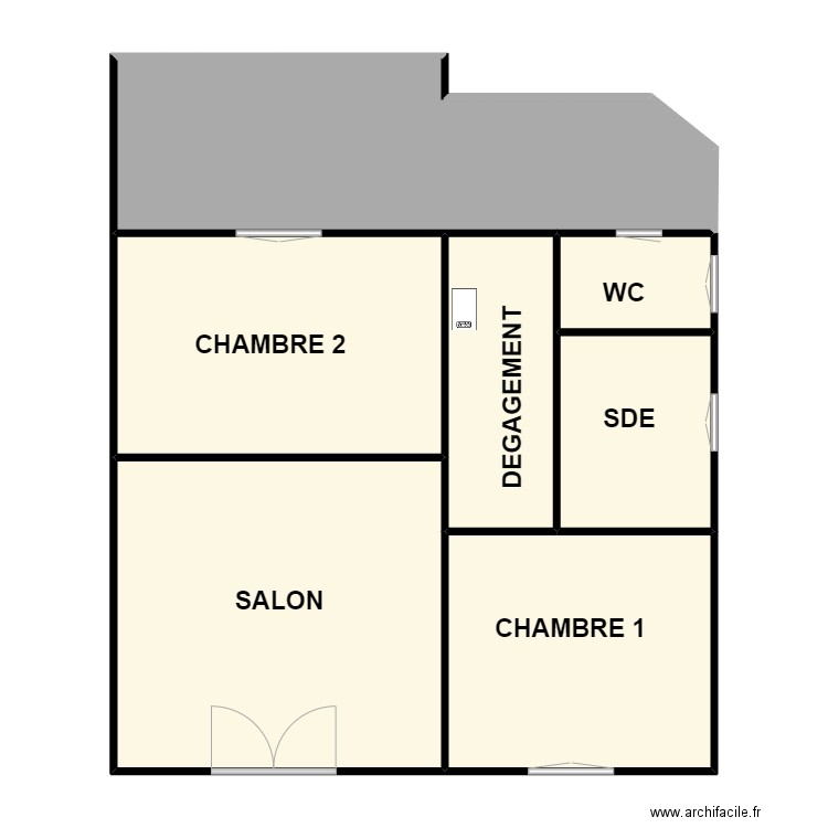 MARTIN BEATRICE. Plan de 7 pièces et 124 m2